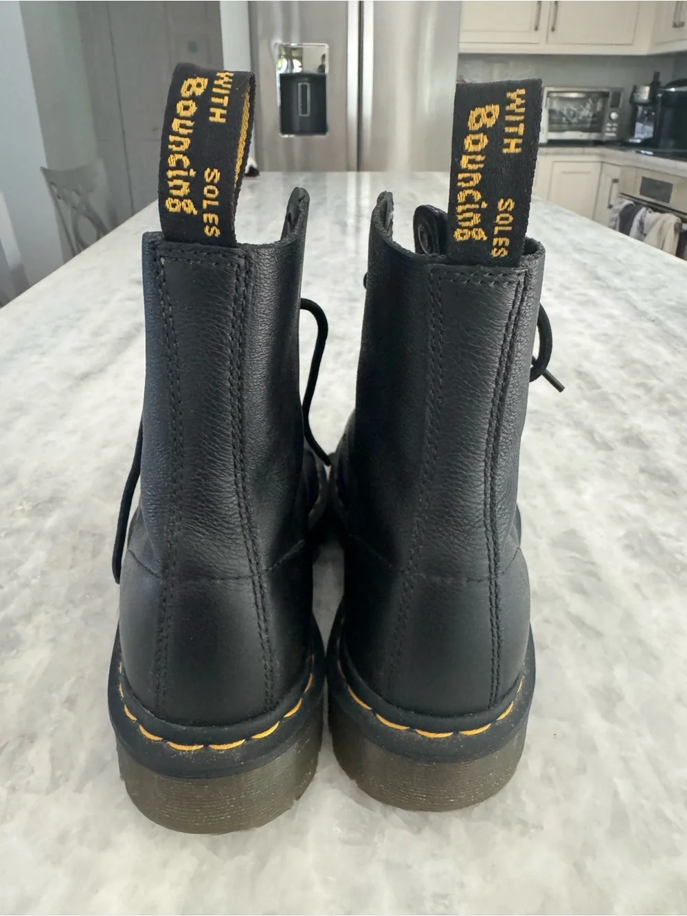 Dr. Martens Black 1460 Pascal Bex-8 Eye Platform Interior Lace-up Boots (Pascal)